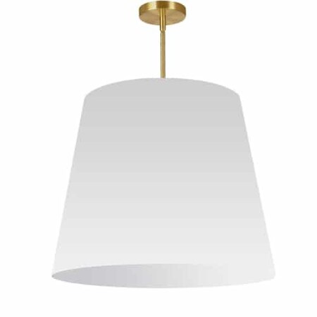 Dainolite 1Lt Oversized Drum Pendant Large, Wh Shade ODR-L-790